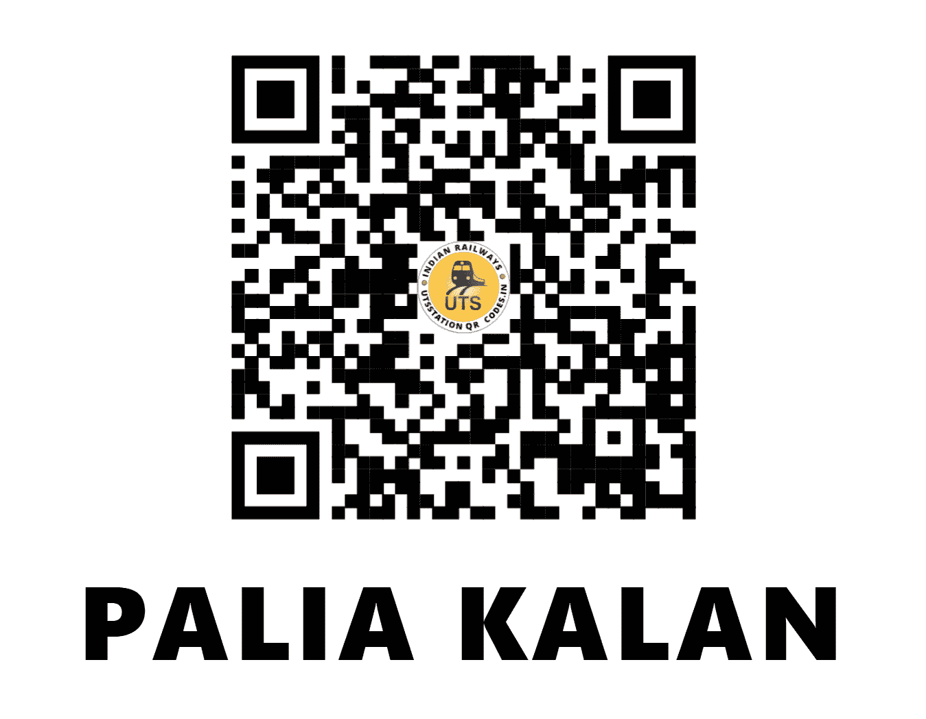 UTS QR Code for PALIA KALAN - PLK (NE - UTTAR PRADESH)